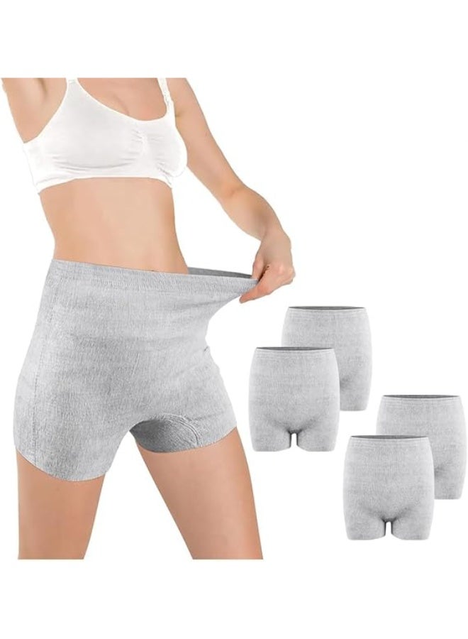 Bukela Disposable Postpartum Underwear, High-Waisted Disposable Panties For Women, Ultra-Soft, Breathable And Stretchy Maternity Panties For Urinary Incontinence Recovery And Travel, 4 Pieces - Image 1
